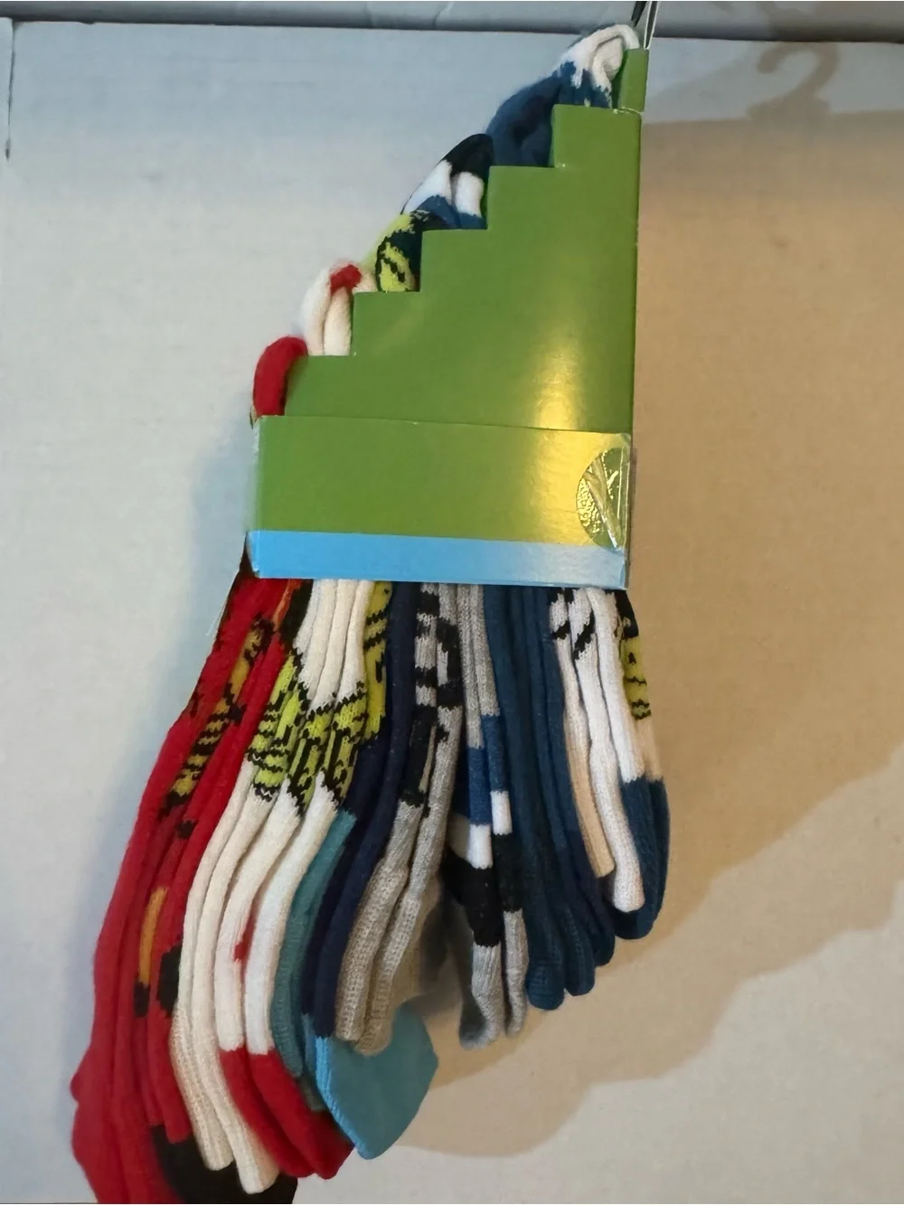 The Grinch Crew Socks, 6-Pack, Sizes 8-12